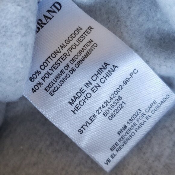 NWT - Lucky Brand 2-piece (Hoodie, Jogger Bottom) Fleece Set Boys - Size 3T - Picture 3 of 3